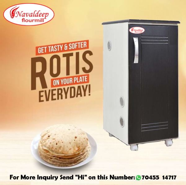 "A fully automatic domestic atta chakki with a powerful 2 HP motor, designed for efficient and regular grain grinding. Reliable and durable, this flour mill ensures fresh flour production for everyday household needs."